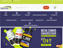 Tablet Screenshot of megaformasuplementos.com.br